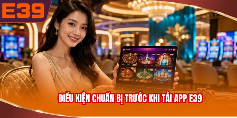 Điều kiện chuẩn bị trước khi tải app E39